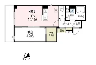 AKIBAビル【401号室号室】の間取り