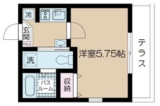 NSGATE二子玉川【1階】の間取り