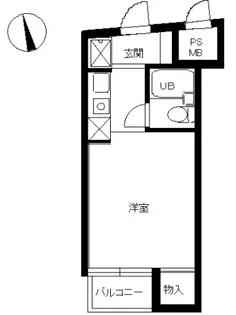 スカイコート西新宿第2【302号室号室】の間取り