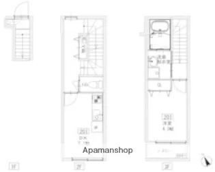 ソルナクレイシア吉祥寺【2階】の間取り
