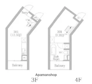 COMS上原【3階】の間取り