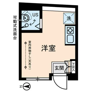 第二ソーポ【1階】の間取り
