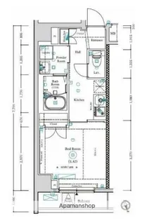 ARKMARK等々力【7階】の間取り