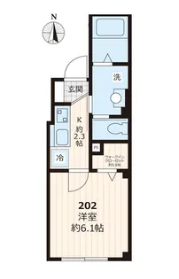 マ・メゾン【202号室号室】の間取り