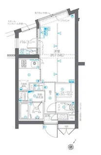 ZOOM碑文谷【2階】の間取り