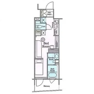 ロイジェントパークス四ツ谷【6階】の間取り