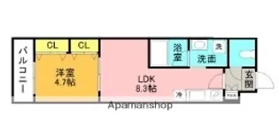 CRETE(クレタ)【2階】の間取り