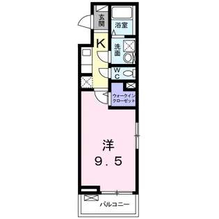 プレイムK【2階】の間取り