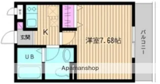 ルミエール和田【2階】の間取り