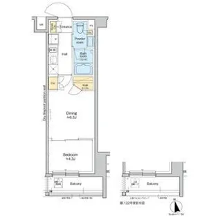 RESIDENCE KOENJI【1階】の間取り