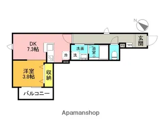 メルヴェーユ【3階】の間取り