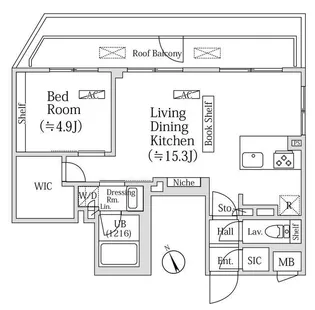 OZIO西荻窪Ⅱ【5階】の間取り