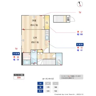 ミハス荻窪Ⅲ【2階】の間取り