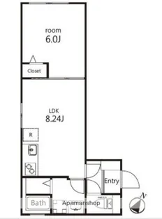 V−STYLE幡ヶ谷【4階】の間取り