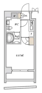 エスティメゾン登戸【0403号室】の間取り