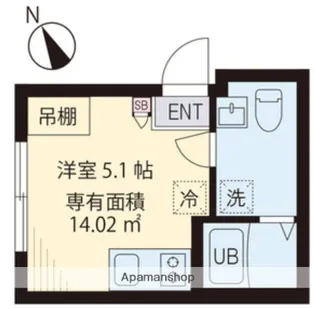 CICADA ASAGAYA【5階】の間取り