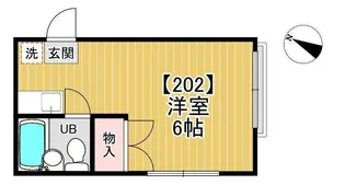 リバーメゾン狛江(旧第六ハイツ三正)【2階】の間取り