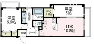 ヴァローレ Ⅰ【202号室号室】の間取り