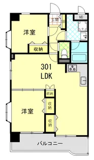 スカイビュー井荻【3階】の間取り