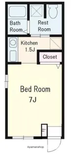 スカイハイム【1階】の間取り