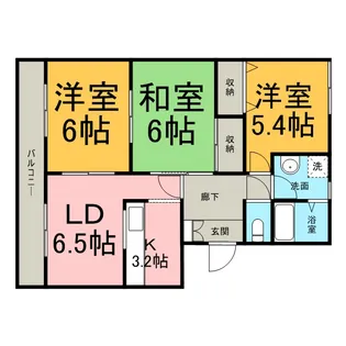 KAKINOSATO(柿の里)【202号室】の間取り