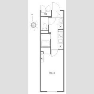 エルファーロ三軒茶屋Ⅱ【3階】の間取り
