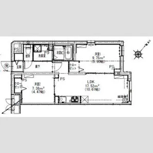 エルファーロ駒沢公園Ⅰ【4階】の間取り