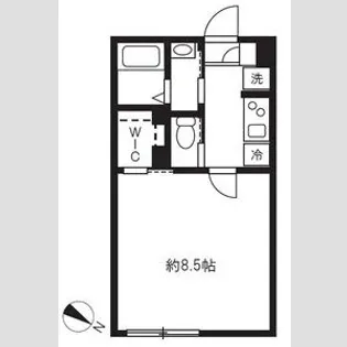 エルファーロ世田谷三宿【3階】の間取り