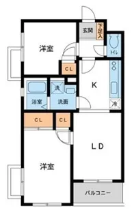 鉄飛坂マンション【3階】の間取り