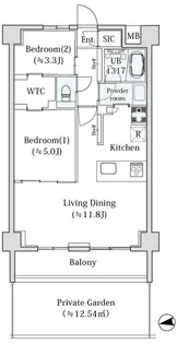LE SUD Α【2階】の間取り