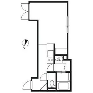 エクサム初台【4階】の間取り
