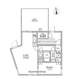 ラヴィエール学芸大学【4階】の間取り