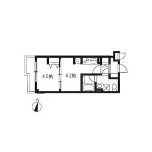 アルティザ上野毛【1階】の間取り