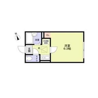 BACE中野島【2階】の間取り