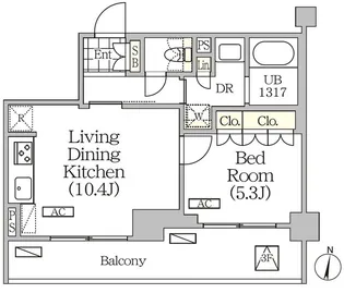 JPNOIE碑文谷南【3階】の間取り