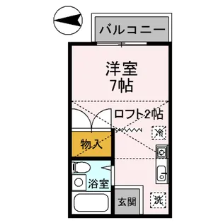 ロイヤルハイツ【1階】の間取り