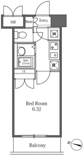 LASANTE広尾【4階】の間取り