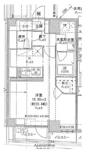 SYMPHONY FLAT【7階】の間取り