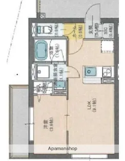 プロスタイルウェルス下井草【4階】の間取り