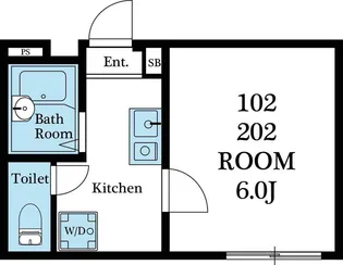 ウィル宿河原【2階】の間取り