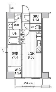 シーズンフラッツ新高円寺【3階】の間取り