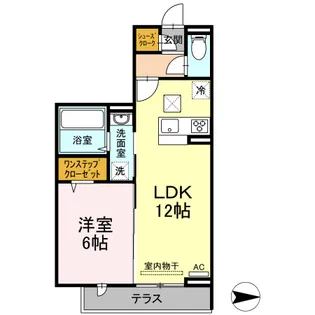 ロイジェント井荻AB棟 A棟【1階】の間取り