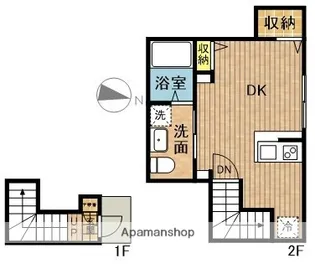 ソルナクレイシア落合【2階】の間取り