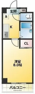 高円寺スルーエ【3階】の間取り