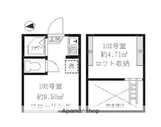 ティ・アーモ サンセット【1階】の間取り