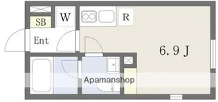 REVERESIDENCE阿佐ヶ谷【1階】の間取り