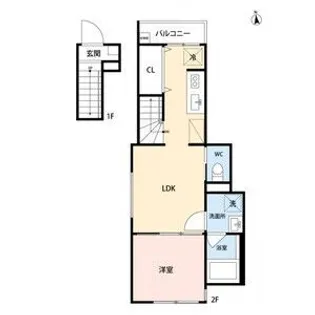 WOOD CREST 天沼 RESIDENCE【2階】の間取り