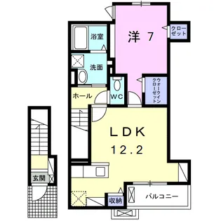 ウイ アウリイ【2階】の間取り