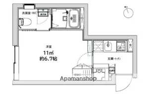 LIFEED CREAL広尾【1階】の間取り