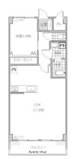 こまえグリーンプラザ【4階】の間取り